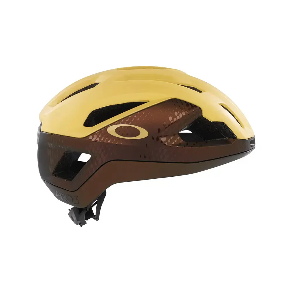 Oakley ARO3 Endurance MIPS Race Fietshelm Geel/Bruin