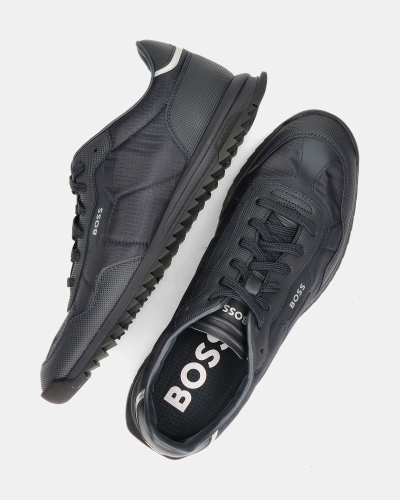 BOSS Zayn Low Lage sneakers  - blauw