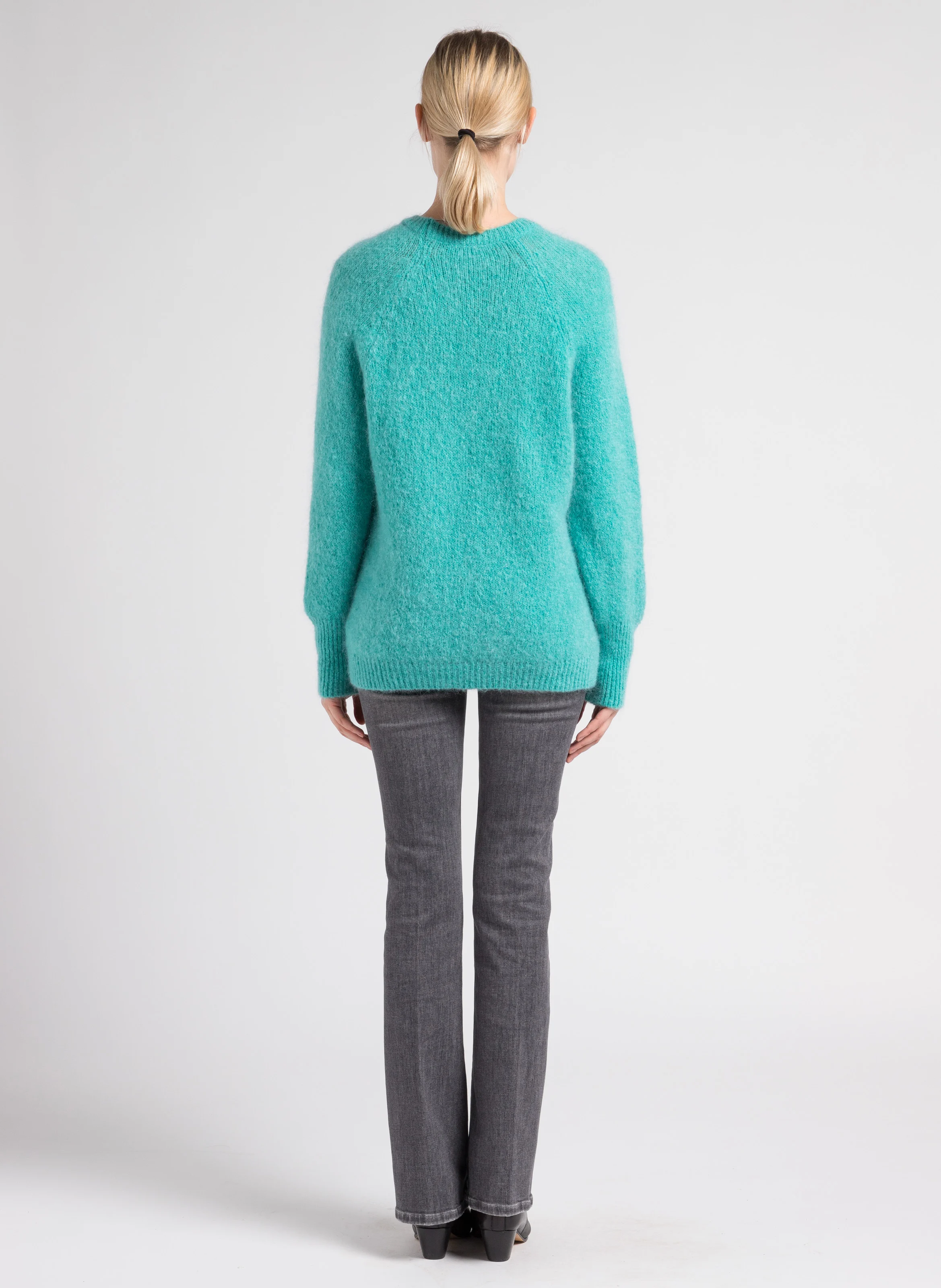 SOHO - Jean bootcut taille normal délavé | Gris