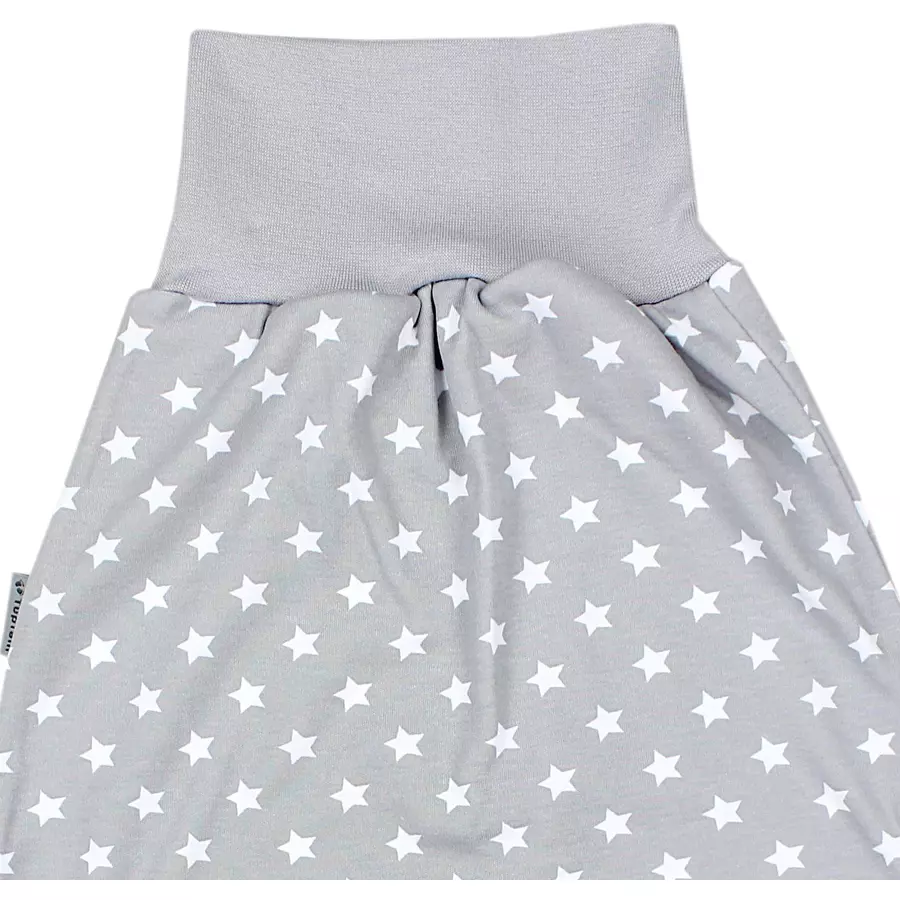TupTam Baby Strampelsack mit breitem Bund Unwattiert grau