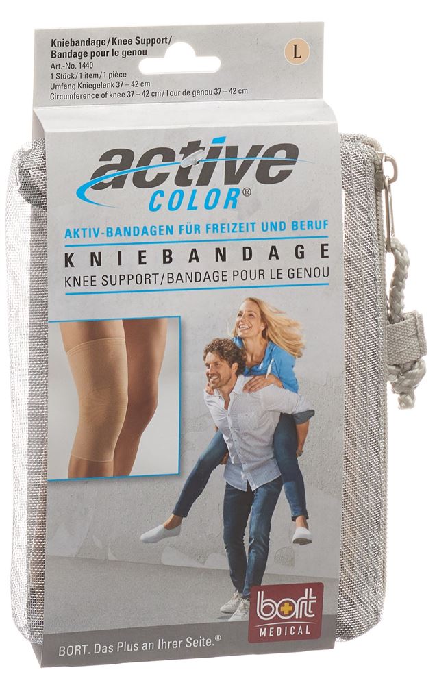BORT ActiveColor Kniebandage<br>1 Stück, XXL -52cm, beige