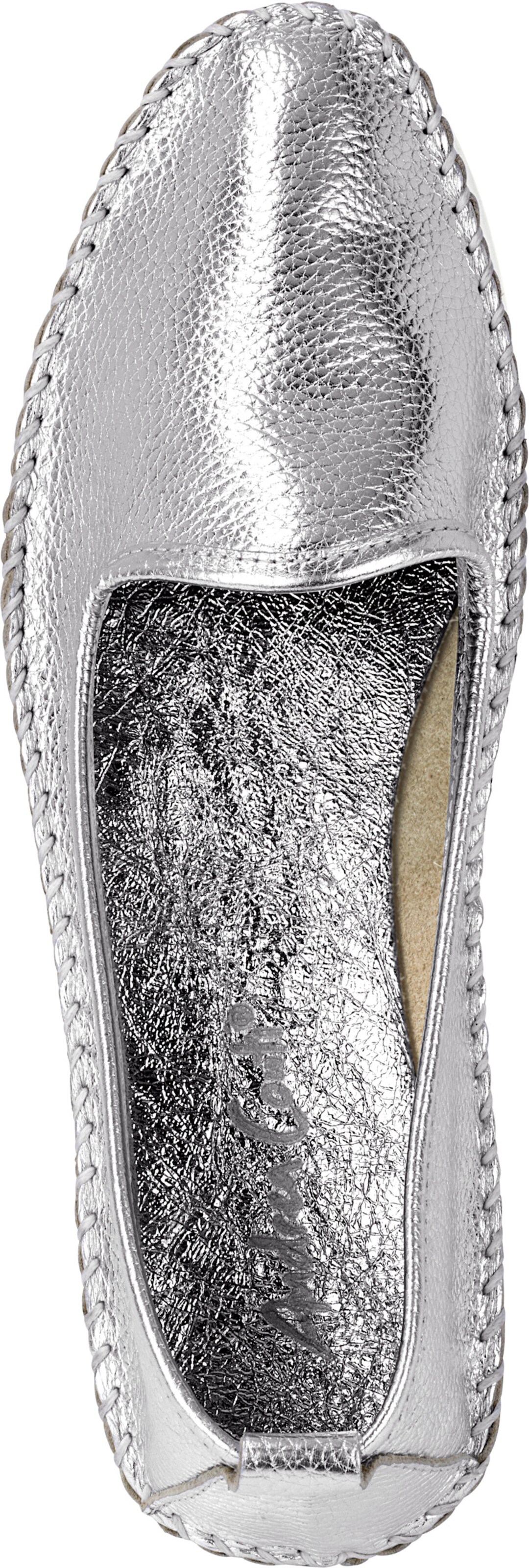 heine Slipper in silberfarben