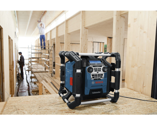 Bosch Professional GPB 18V-5 SC 230V/18V DAB+ accu-aangedreven bouwplaatsradio