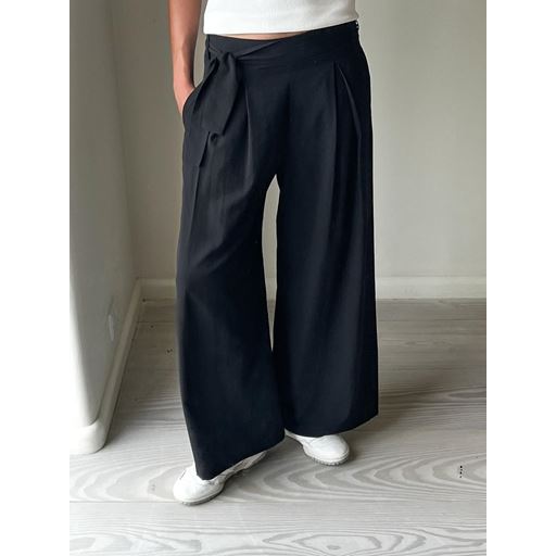 Neo Noir Lany Drapy Bukser, Black, 36