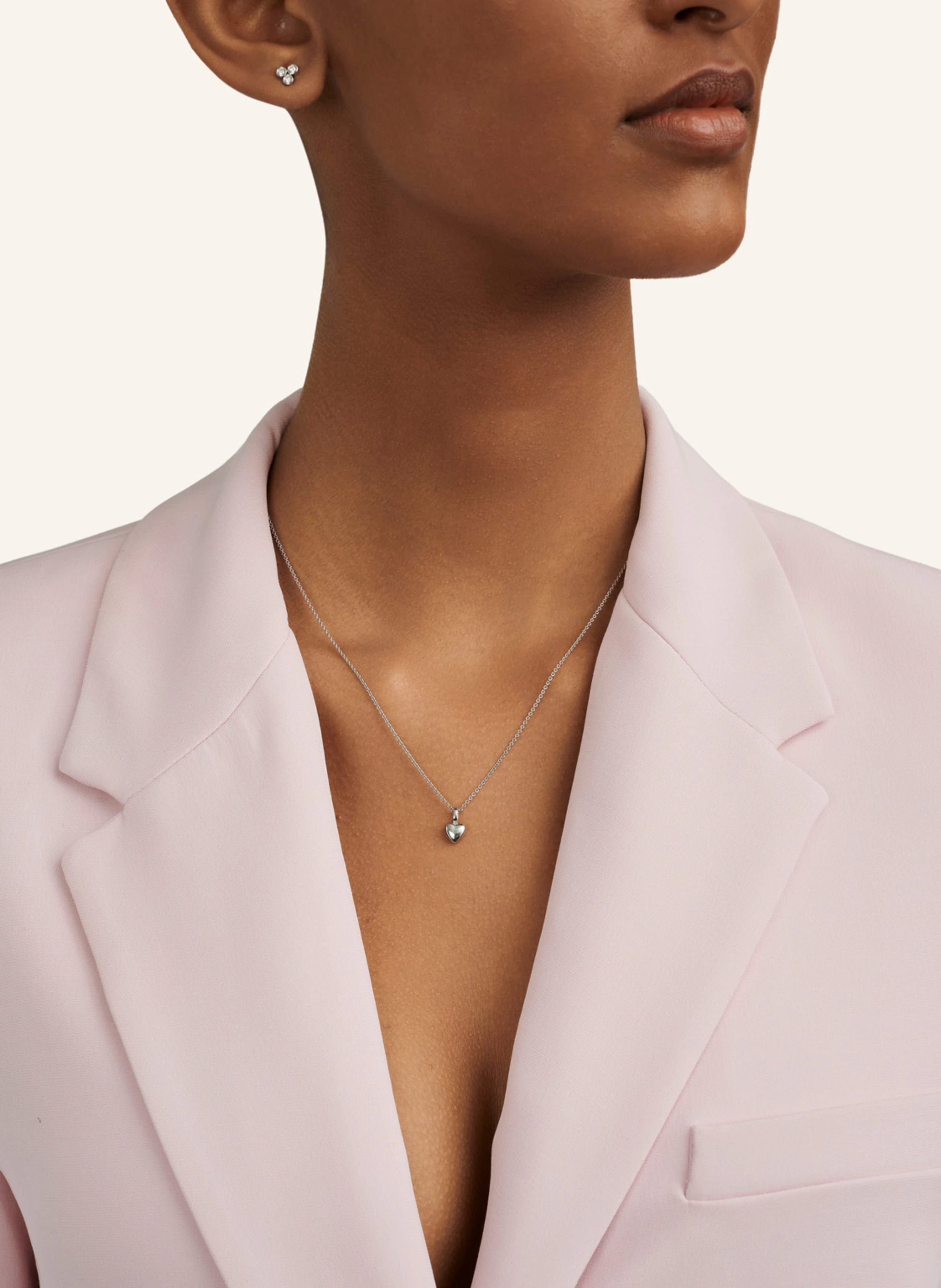 CADA Kette ROUND TINY HEART