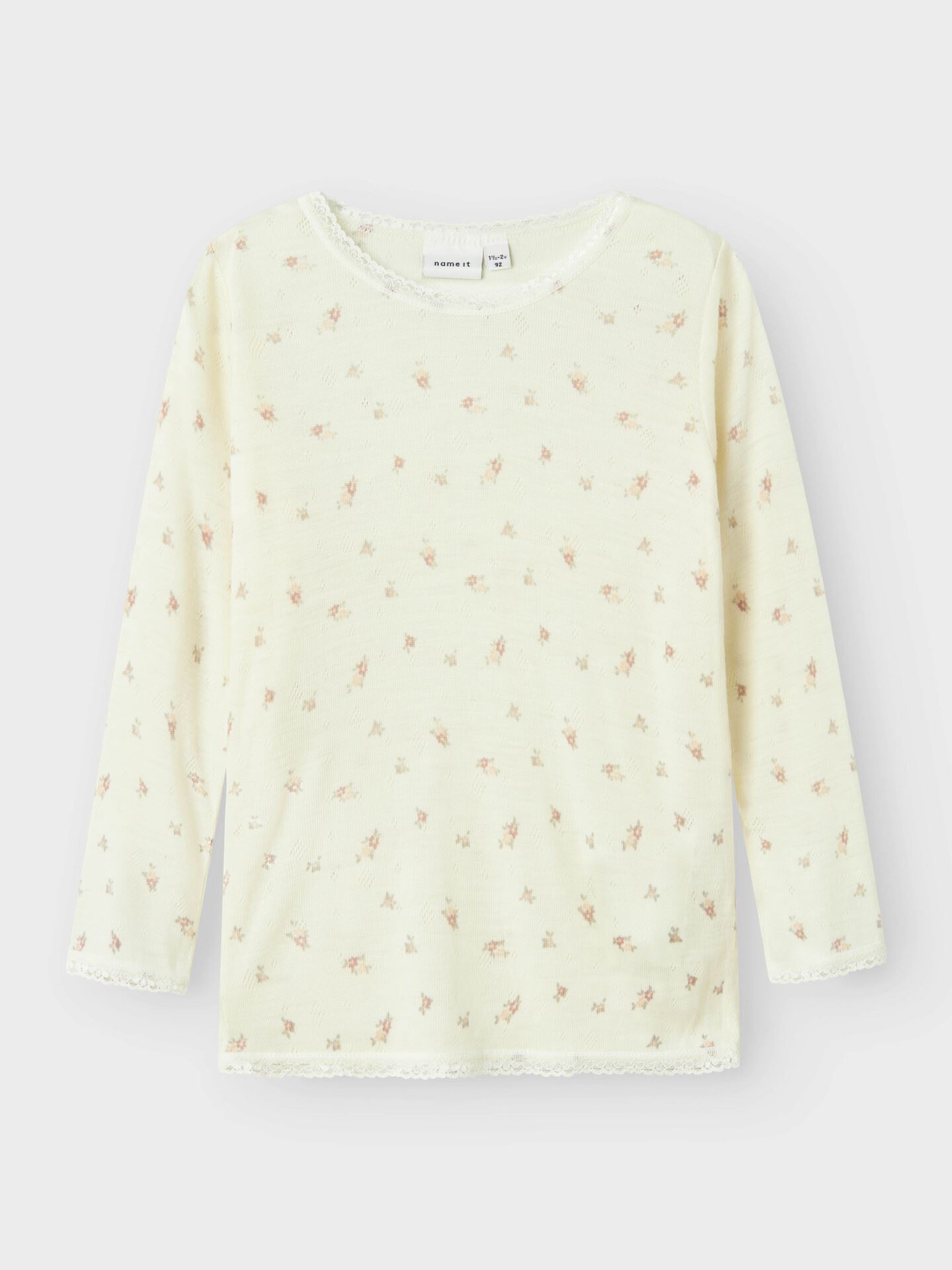 Wang Wool Needle Long Sleeve Top