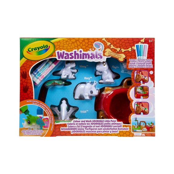 Dinosaures Mes animaux à colorier Washimals