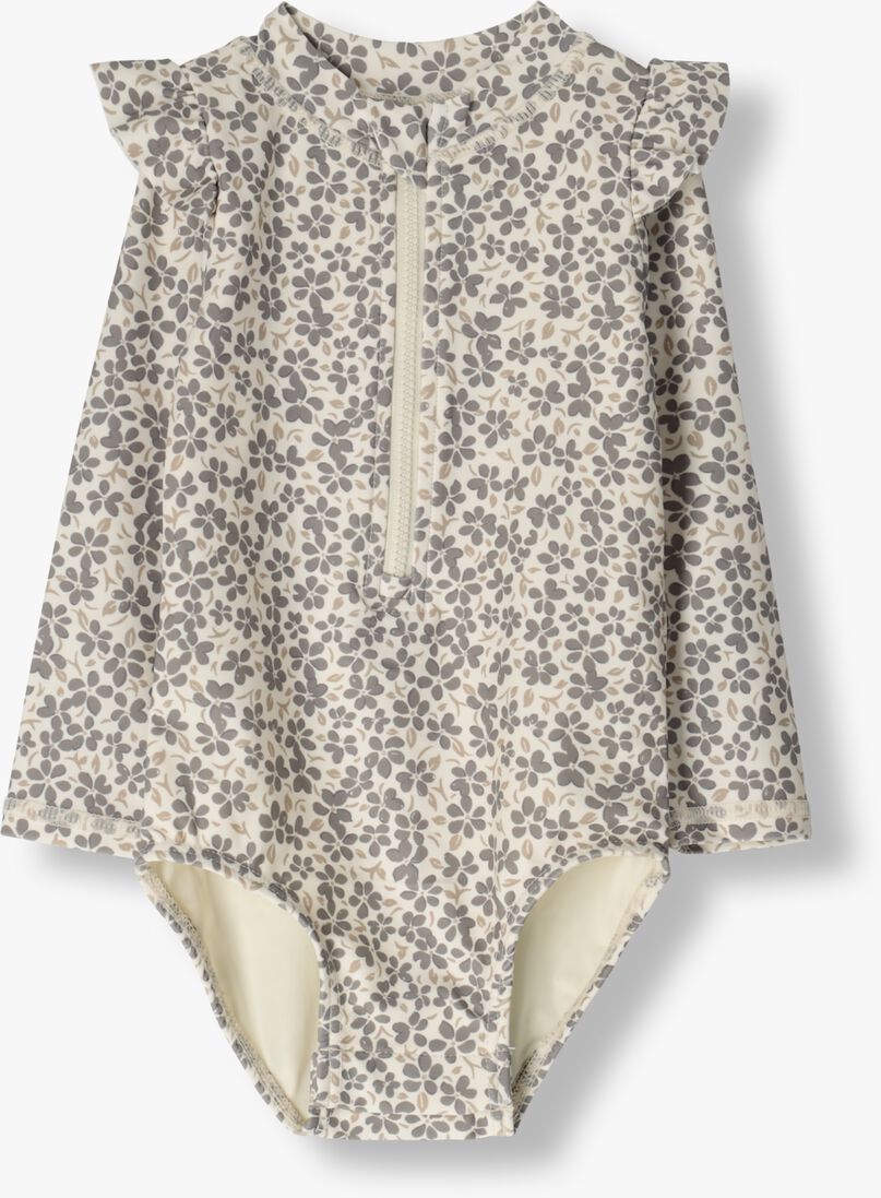 QUINCY MAE grijze quincy mae  byron rashguard one-piece poppy