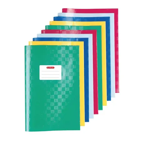Herlitz Hefthülle A4 Baststruktur farbig sortiert