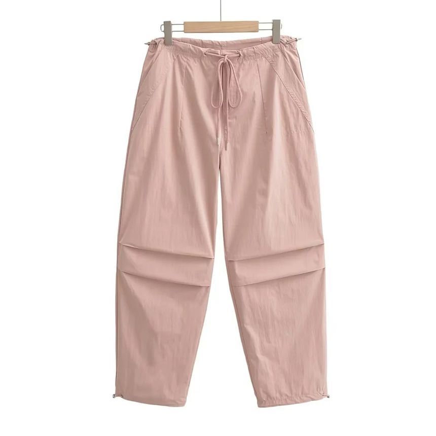 Florentine - Parachutebroek met trekkoord in de taille, rechte pijpen