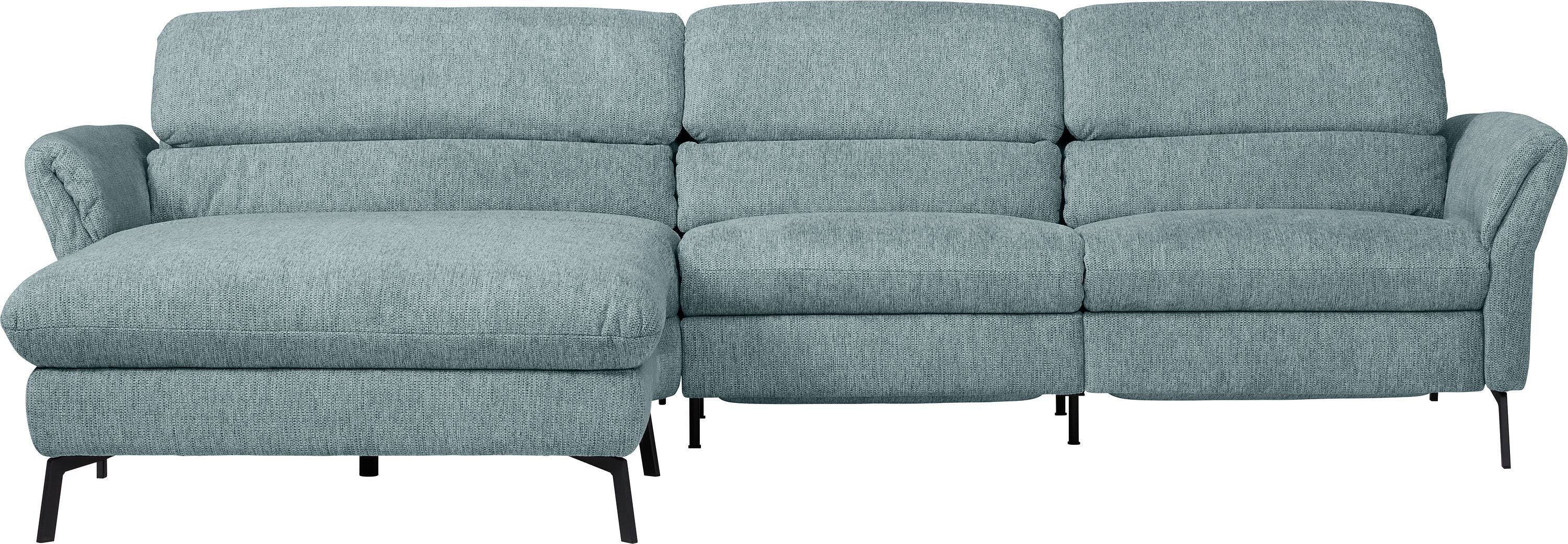 SEBO Ecksofa - Hellblau / B: 284.0 cm x T: 161.0 cm x H: 84.0 cm