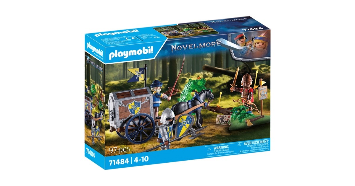 PLAYMOBILNovelmore - Overval op transportwagen Constructiespeelgoed  (71484)