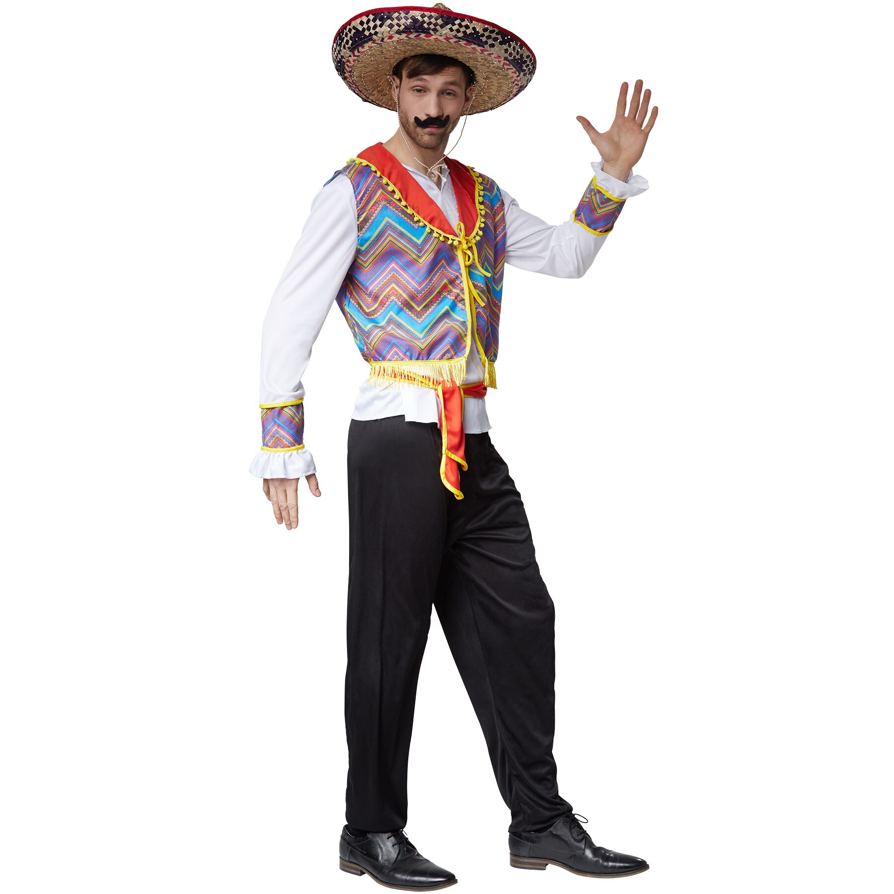 tectake® Herrenkostüm Juan der rassige Mexikaner