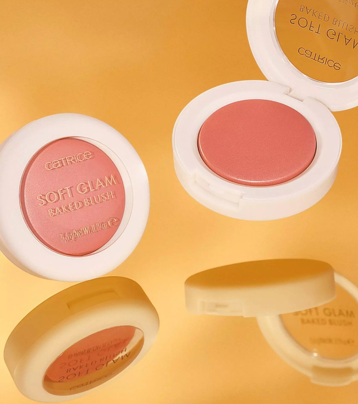 Catrice  - Blush em pó Soft Glam Baked Blush - 020: Peachy Breeze