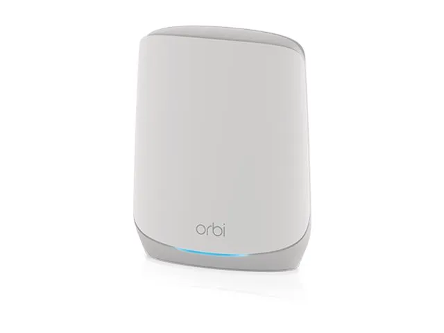 NETGEAR Orbi RBS760 - Wi-Fi-system - (forlænger) - op til 2000 sq.ft - mesh 1GbE, 2.5GbE - Wi-Fi 6 - Tri-Band