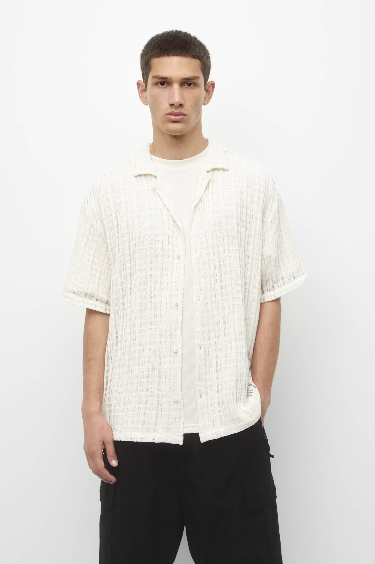 CAMISA DE MANGA CURTA BRANCA - TOM DE BRANCO