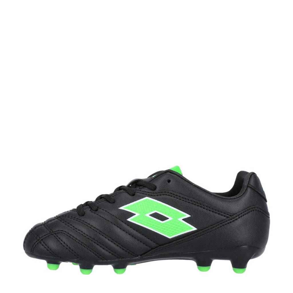 Lotto Stadio 705 FGjunior voetbalschoenen zwart/groen