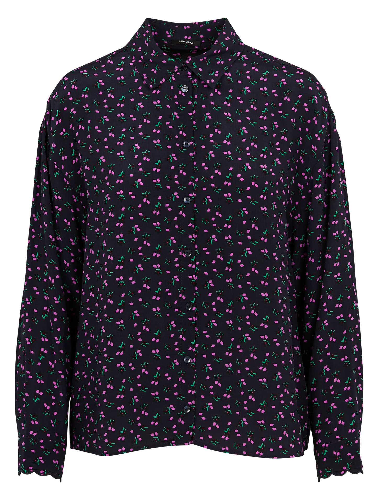 CORIE - Chemise ample à imprimé| Bleu