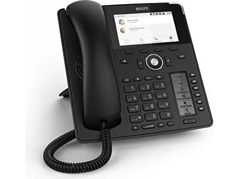 Snom D785, Sort, Forbundet håndsæt, Digital, In-band, POE, Out-of band, SIP-info, TFT, 10,9 cm (4.3