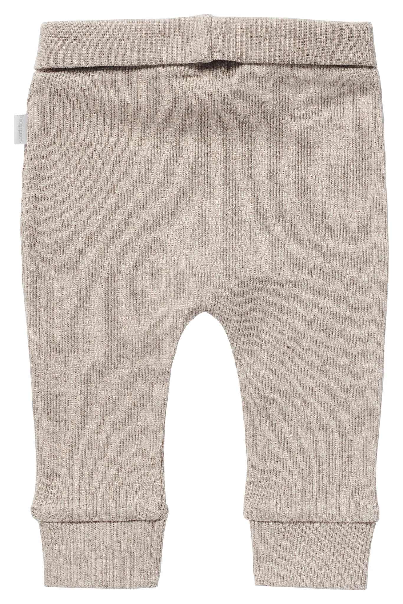 Noppies Noppies broek rib Naura taupe mel