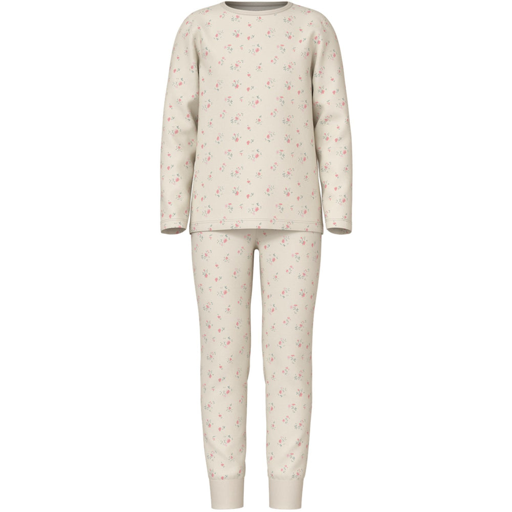 Køb Name It Turtledove Nkfnightset Flower Noos