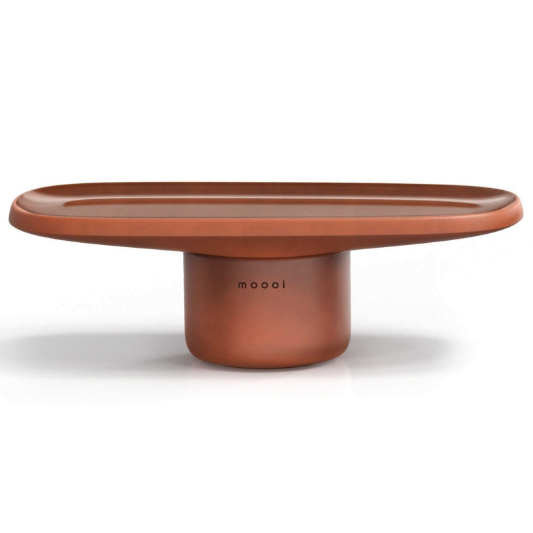 Moooi Obon Rectangular Low bijzettafel terracotta
