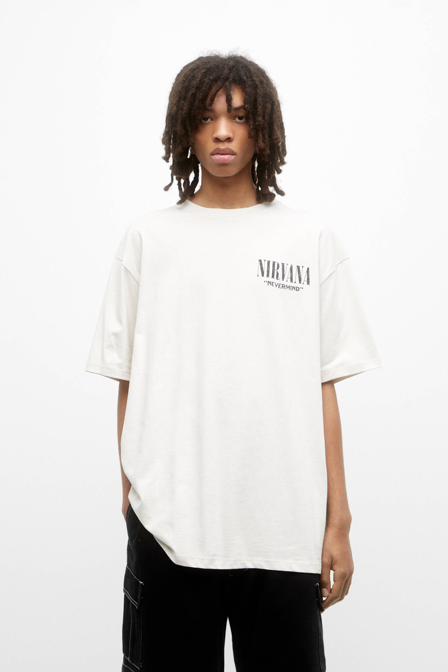 CAMISETA DE MANGA CURTA NIRVANA - AREIA