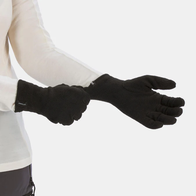 Decathlon Forclaz - Luvas de Mochilão Forclaz em Fleece MT100