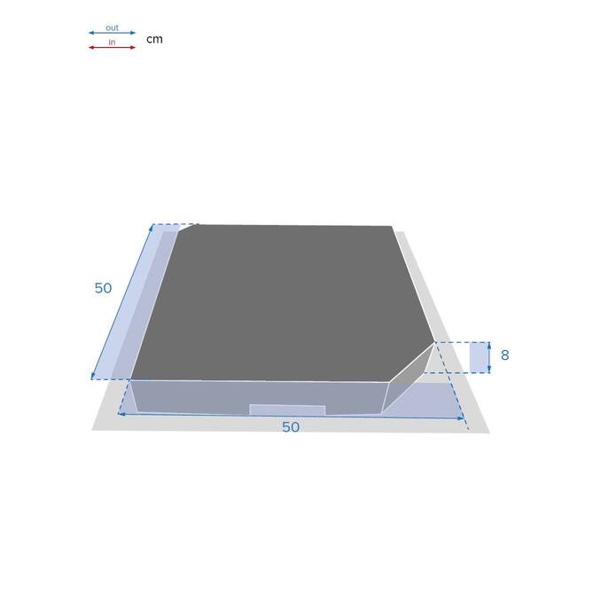 Dalle pour parasol BAQUIO Gris