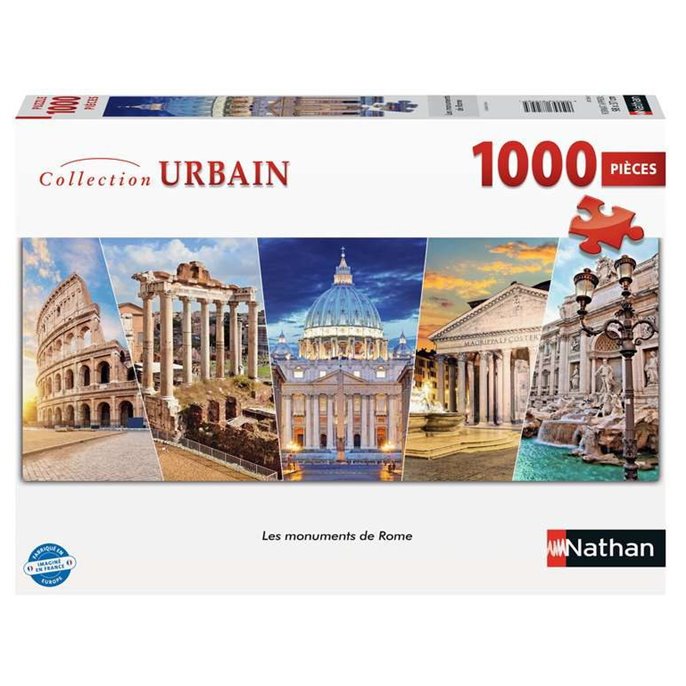 Puzzle : 1000 pièces - Les Monuments de Rome