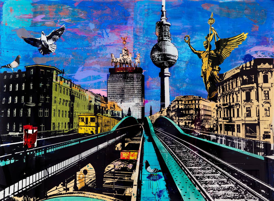 Berlin Eberswalder Himmel by Sandra Rauch - Limited Edition. Edition of: 150. Signed.