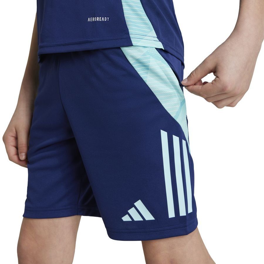 Arsenal Short d'Entraînement Tiro 24 - Bleu Enfant