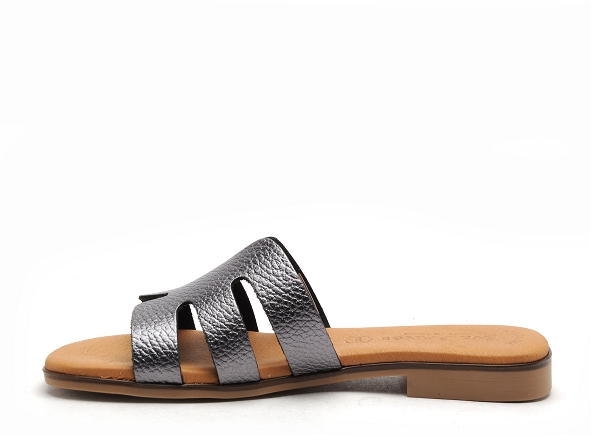Eva frutos mules et sabots plats femme 3076 bronze