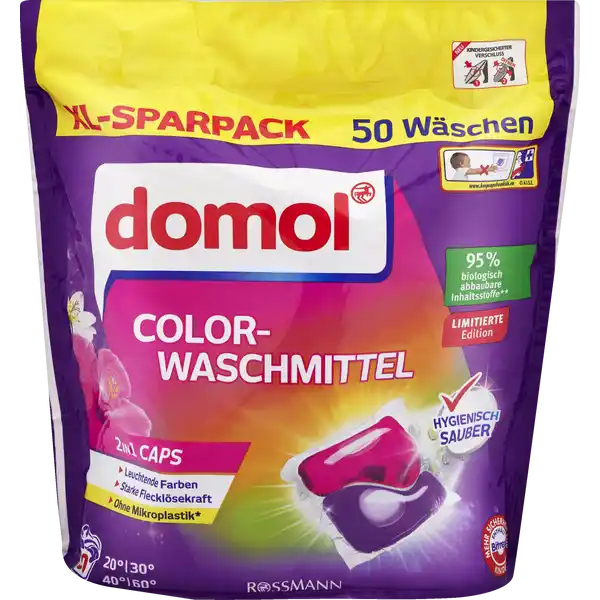 2in1 Caps Colorwaschmittel XL Sparpack