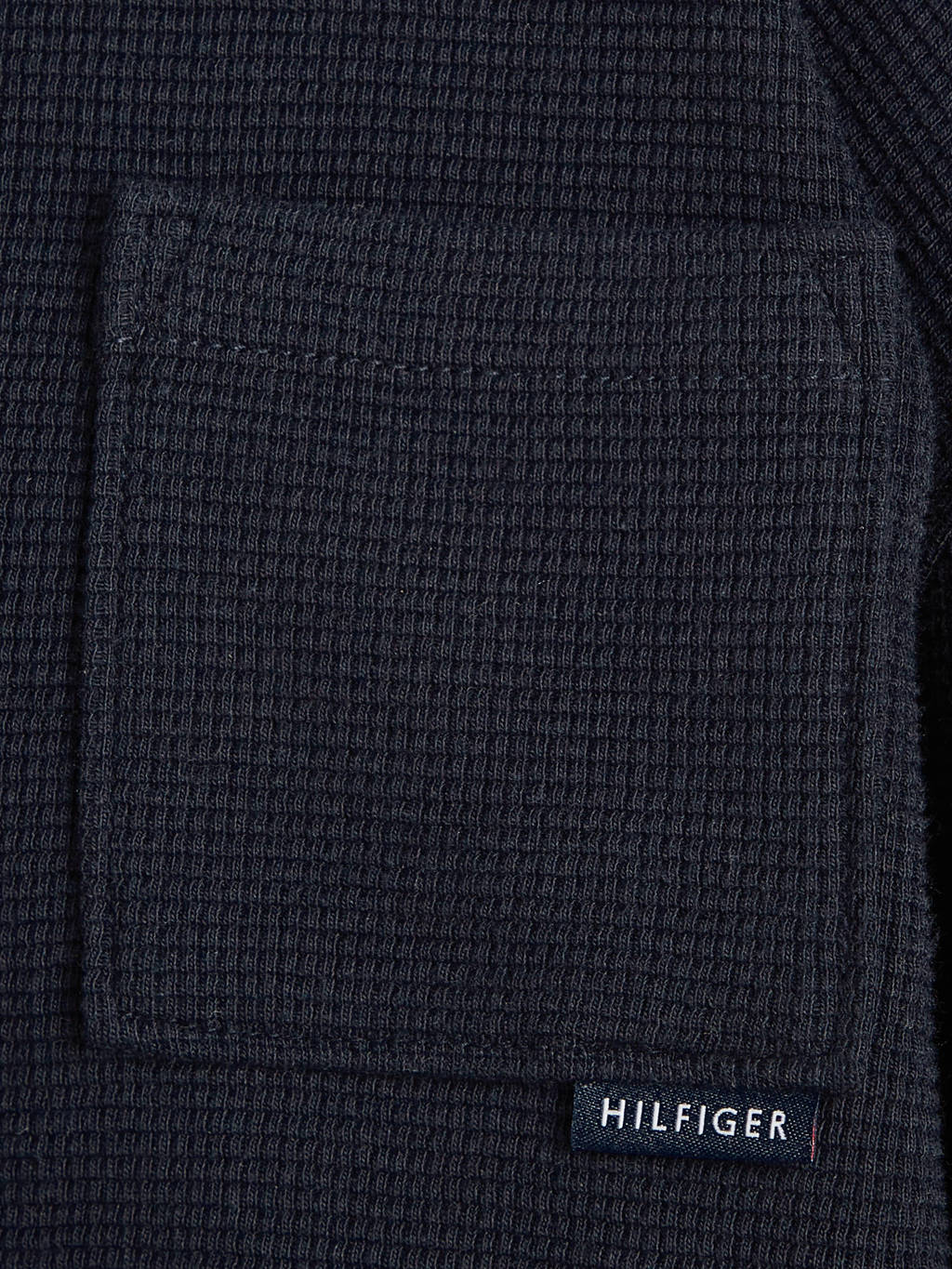 Tommy Hilfiger gemêleerde longsleeve donkerblauw