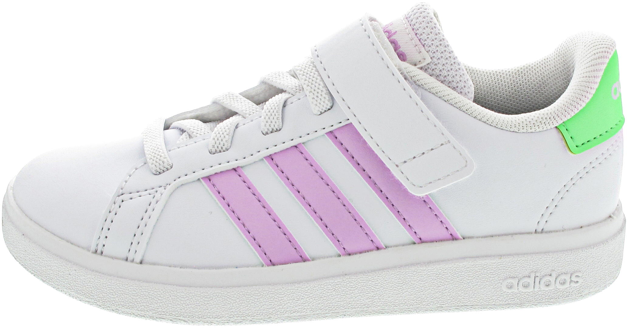adidas Grand Court 2.0 EL K Sneaker Klett weiß