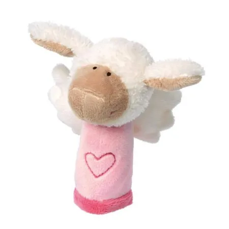 Sigikid Schutzengel Rassel Schaf rosa