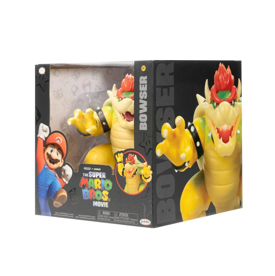 Super Mario Movie - Ildåndende Bowser-figur (18 cm)