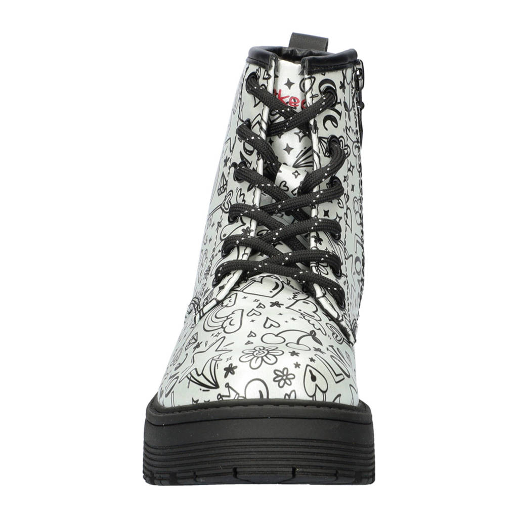 Skechers Gravlen-Hichunky veterboots zilver