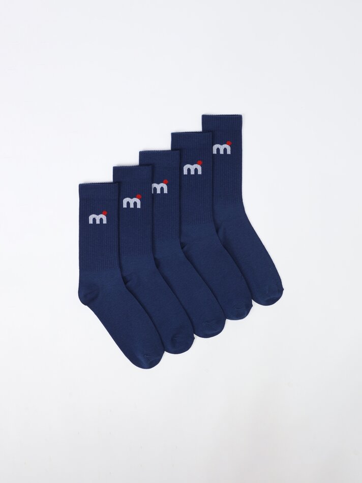 Pacote com 5 pares de meias Mistral x Lefties - Azul