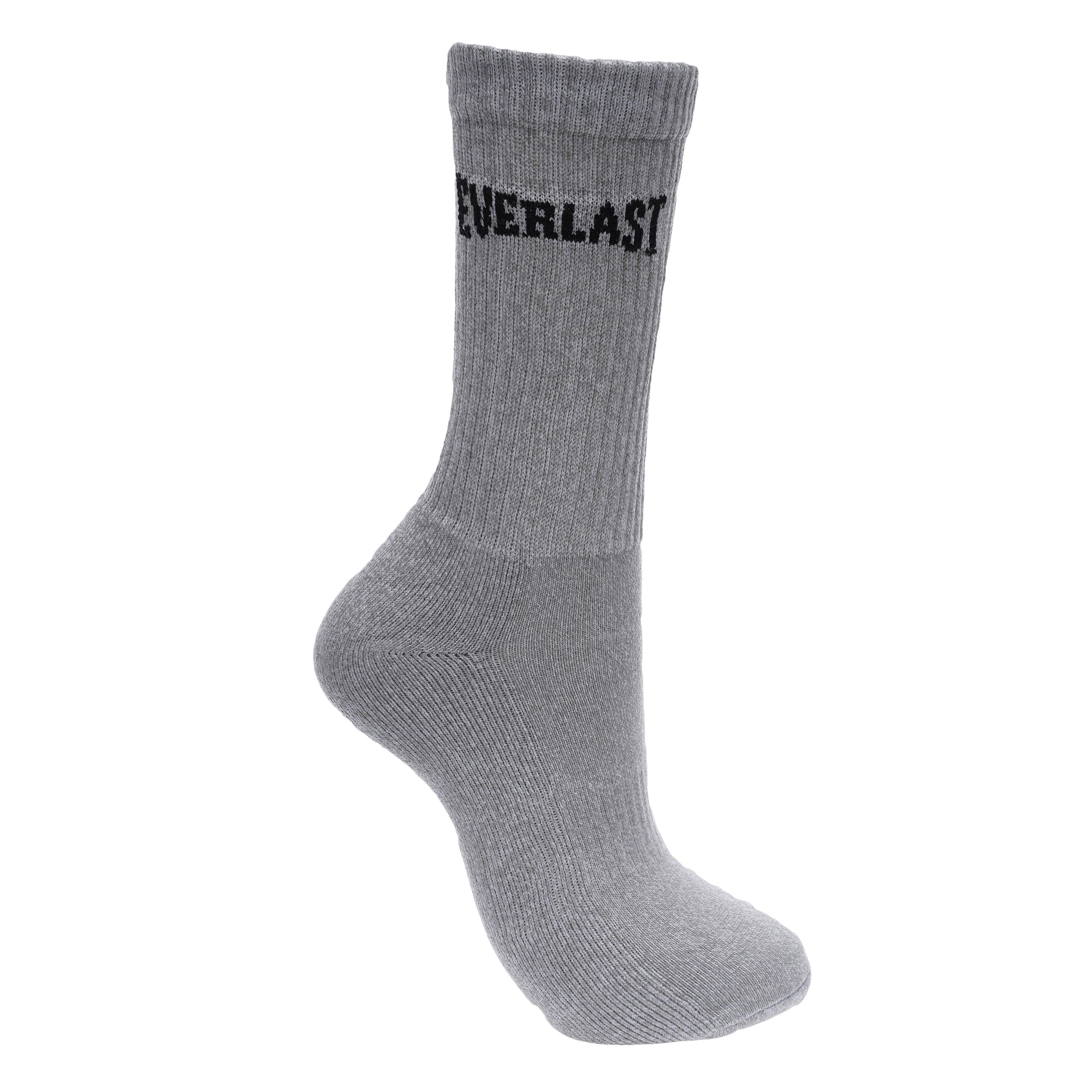 Everlast  3 Pack Crew Socks Mens