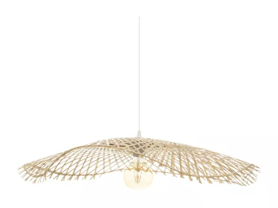 Luminaire Suspension en Bambou et Métal D 75 cm