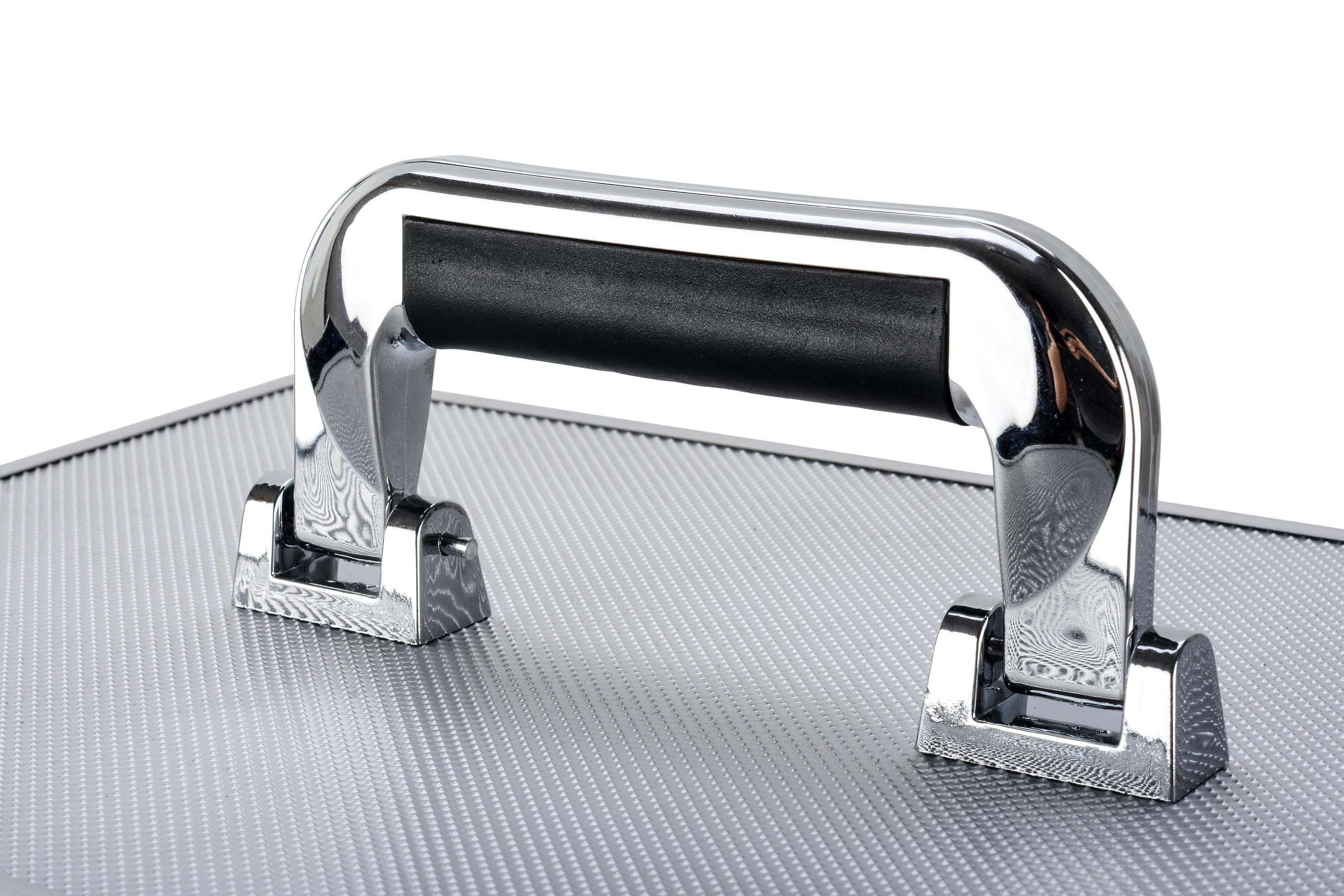 Kosmetikkoffer Trolley GLAMOUR silber