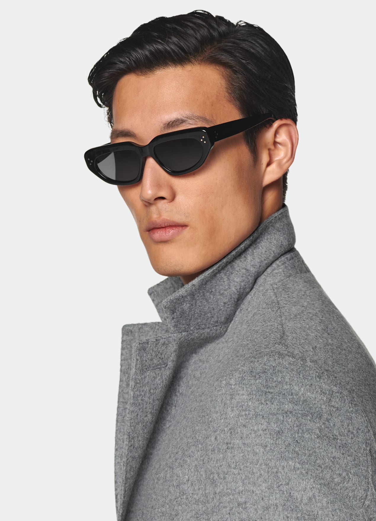 Manteau gris clair