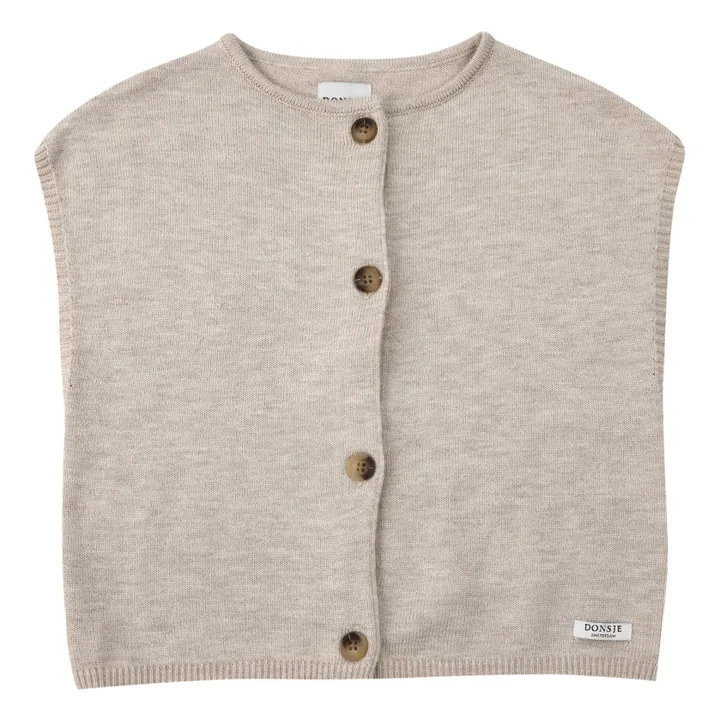 Donsje Gilet Laire Fibres Recyclées | Beige
