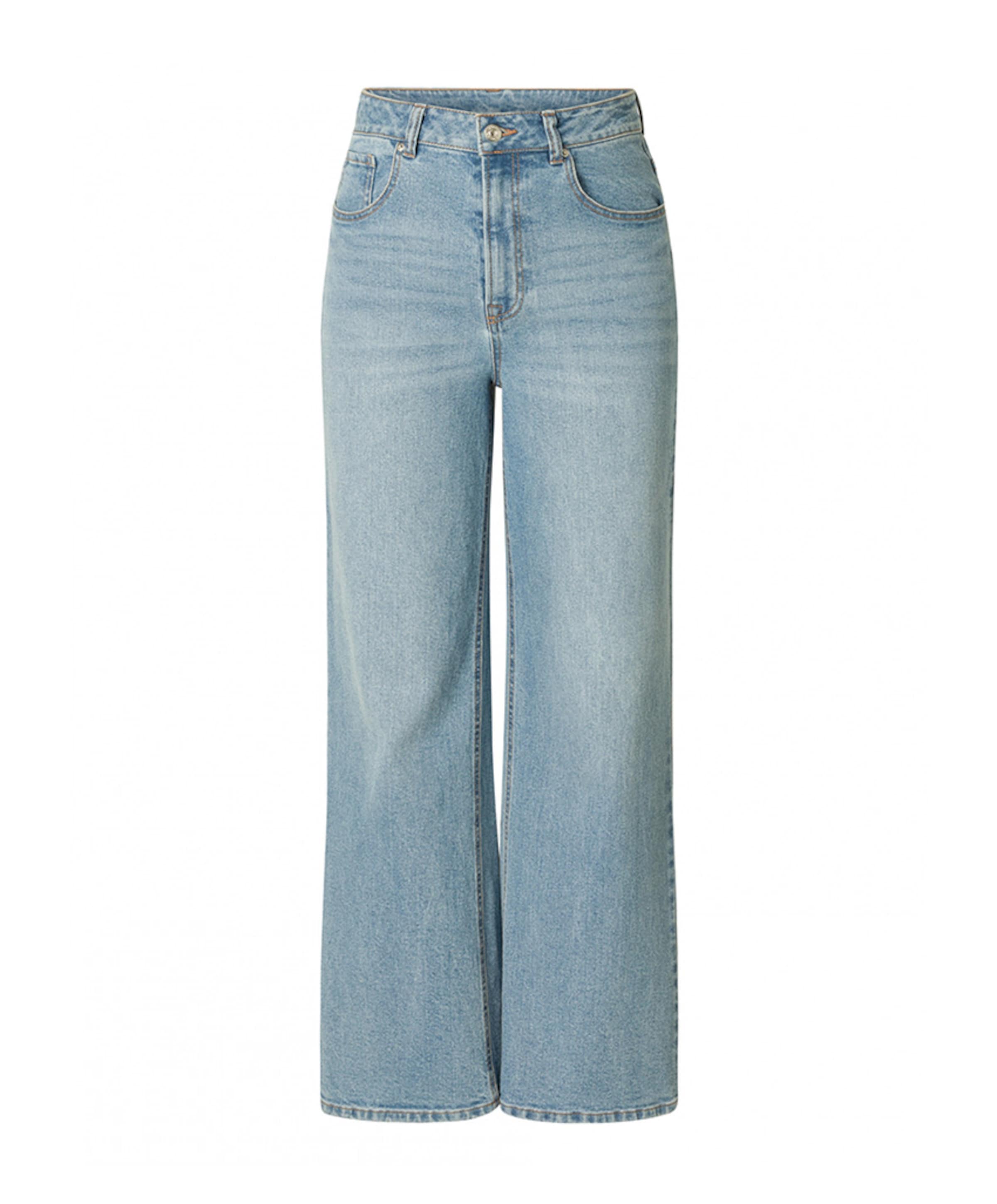 Base Level Curvy Amylia jeans blauw