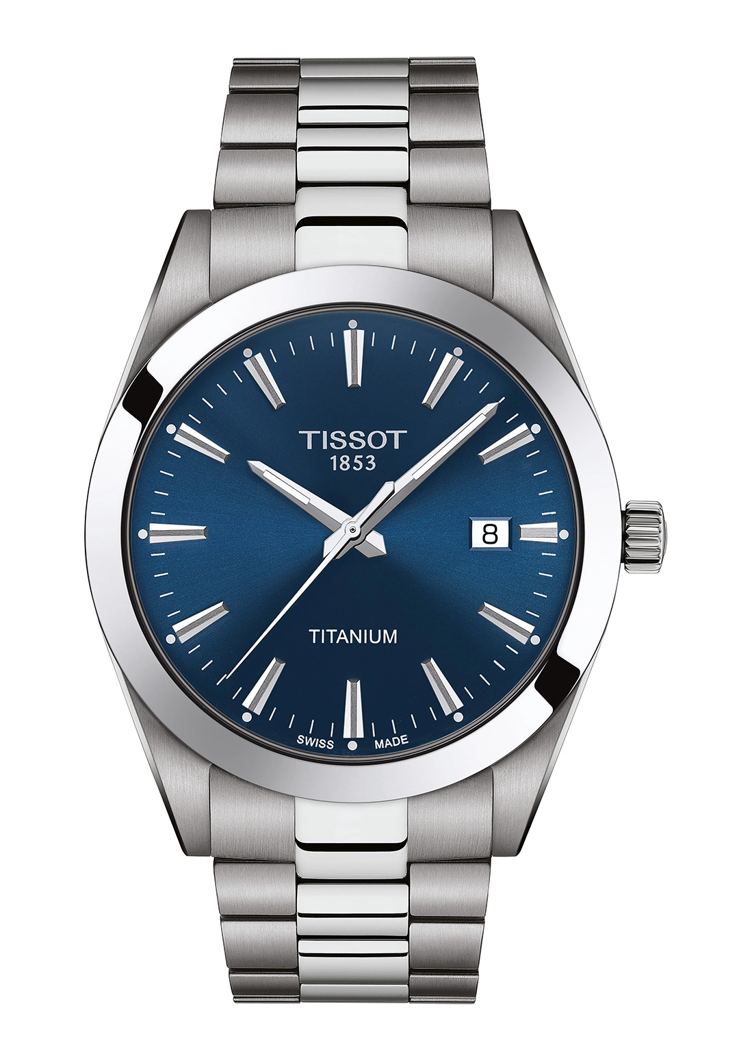 Tissot Gentleman Titanium Herrenuhr Blau T127.410.44.041.00