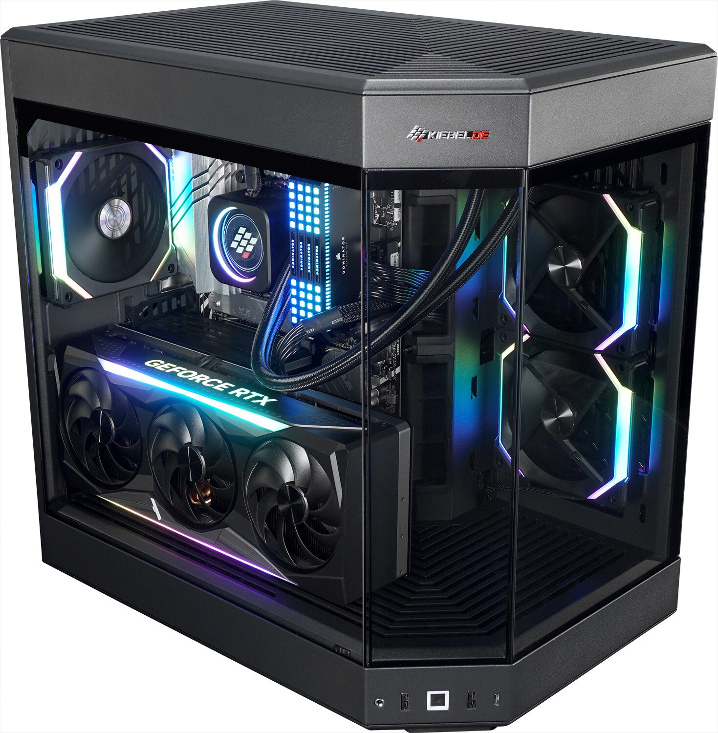 Gaming PC Cube Poseidon Intel Core i9-14900KF, 64GB DDR5, NVIDIA RTX 4080 Super 16 GB, 4TB SSD, Windows 11
