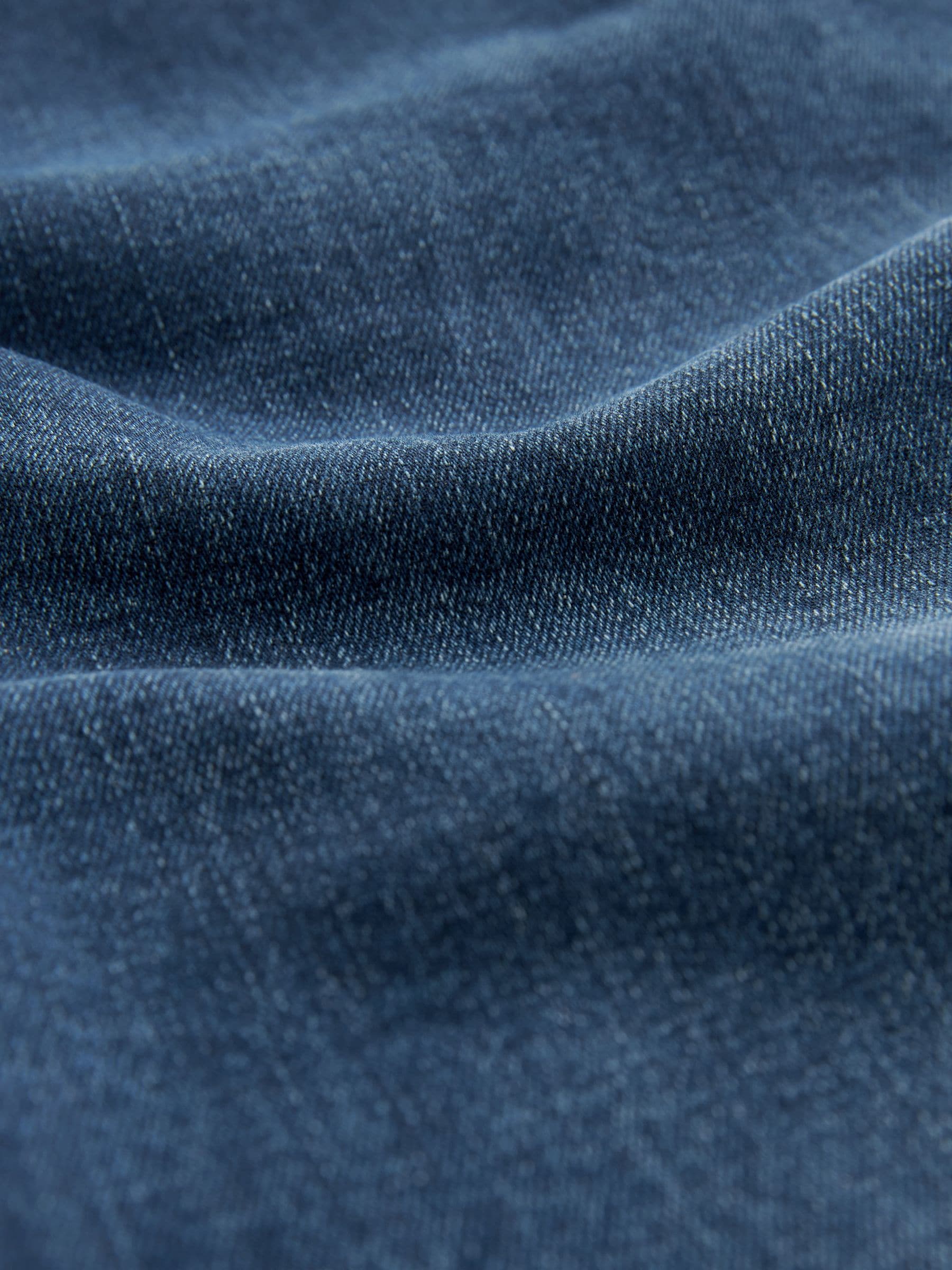 Mediumblauw - Enkele - Slim fit klassieke stretchy jeans