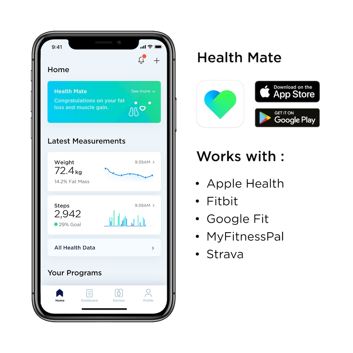 Withings Body badevekt WITWBS06BK (sort)